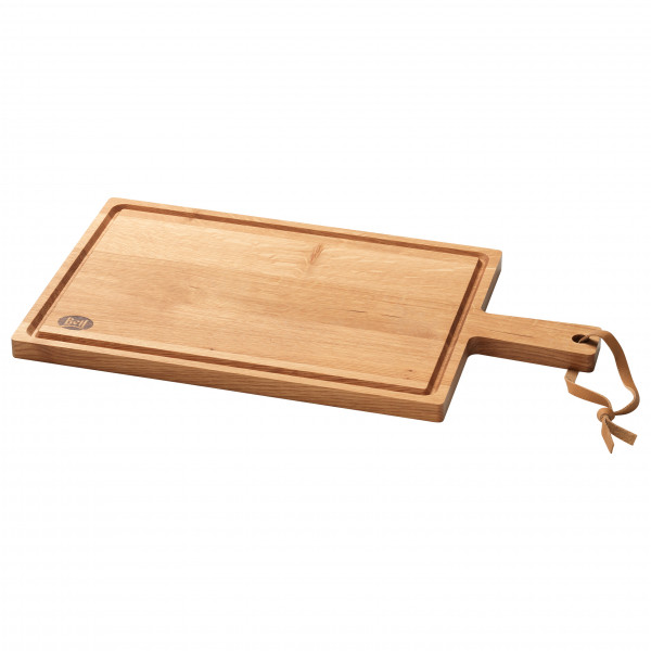 Oak cutting board with handle